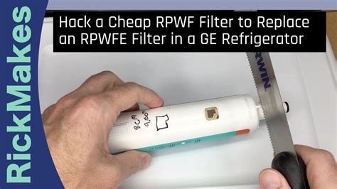 ge refrigerator water filter hack